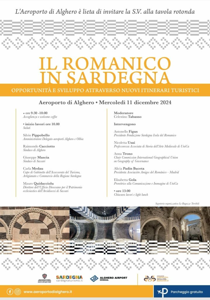 Il Romanico in Sardegna – tavola rotonda Oppurtunità e Sviluppo attraverso Nuovi Itinerari Turistici